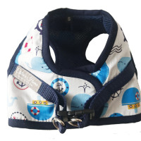 Шлея для собак Chloe's Home Florida marine M темно-синя (CLH2706)