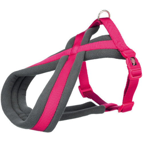 Шлея для собак Trixie Premium туристична M-L 50-80 см/25 мм фуксія (4053032020788) – Trixie