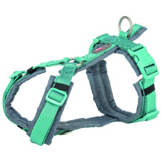 Шлей для собак Trixie Premium трекинговая S 36–44 см 15 мм аква-графит (4053032679078)
