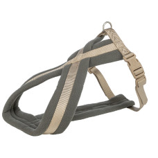 Шлей для собак Trixie Premium туристическая M 45–80 см 25 мм песочная (4053032677180)