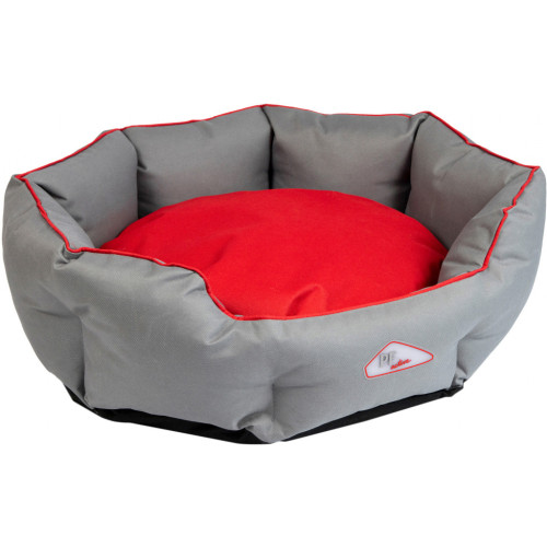 Лежак для тварин Природа "BOSPHORUS" 1 (60х53х18 см) Червоно-сірий (4823082417674) – Природа
