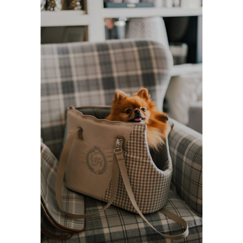 Переноска для животных Chloe's Home Berlin экрю 43x27x17 см бежевая (CLH5033) – Chloe's Home (вид 1)