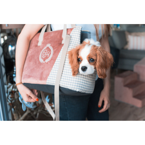 Переноска для животных Chloe's Home Porto 43x27x17 см розовая (CLH1240) – Chloe's Home (вид 1)