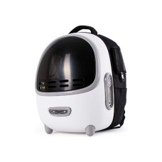 Переноска для тварин Lapka з вентиляцією біла (PCB-01-W)