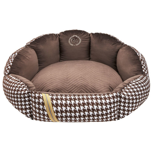 Лежак для тварин Chloe's Home Positano S коричневий (CLH4524) – Chloe's Home