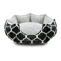 Лежак для тварин Chloe's Home Rome М чорний (CLH0182)