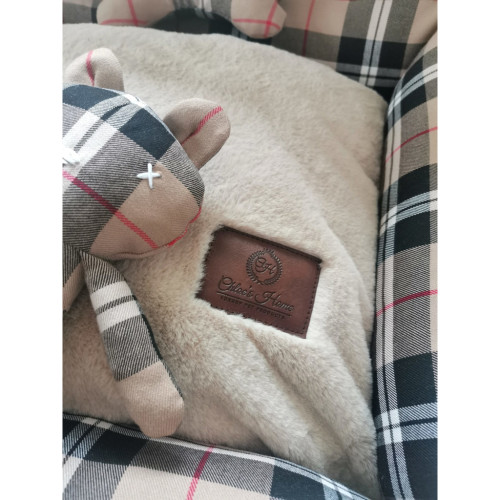 Лежак для тварин Chloe's Home Дублін S коричневий (CLH4036) – Chloe's Home (вид 1)