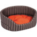 Лежак для животных Природа "Coral 3" 66х57х29 см Коричневый/полоска (4823082429202) – Природа