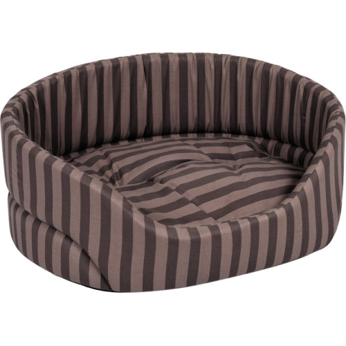 Лежак для животных Природа "Coral 3" 66х57х29 см Коричневый/полоска (4823082429202) – Природа (вид 1)