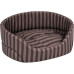 Лежак для животных Природа "Coral 3" 66х57х29 см Коричневый/полоска (4823082429202) – Природа (вид 1)