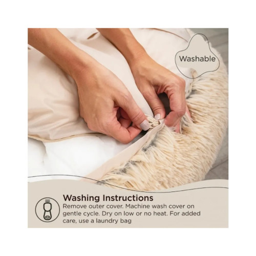 Лежак для тварин Best Friends бежева елегантність 91х91 см (0819115013177) – Best Friends (вид 1)