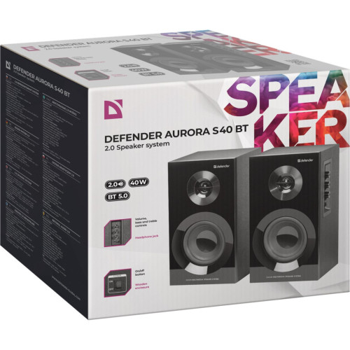 Акустическая система Defender Aurora S40 Bluetooth Black (65240) – Defender (вид 3)
