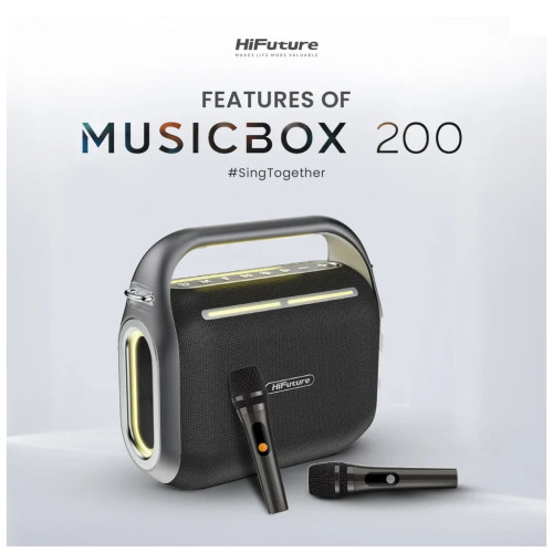 Акустична система HiFuture Musicbox 200 Black (musicbox200.black) – HIFuture (вид 1)