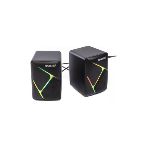 Акустическая система Maxxter CSP-U004RGB USB Black (CSP-U004RGB) – Maxxter