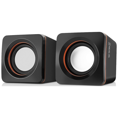 Акустическая система REAL-EL S-13 USB Black (EL121100021) – REAL-EL