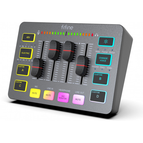 Мікшерний пульт Fifine Sound Card Black (SC3) – Fifine (вид 1)
