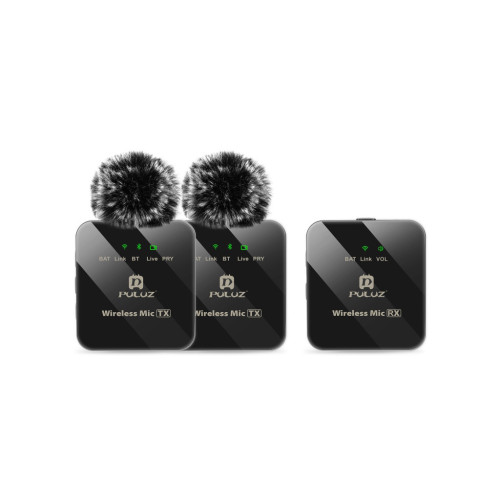 Микрофон Puluz PULUZ 2 TX + 1 RX Wireless black (PU3154B) – Puluz