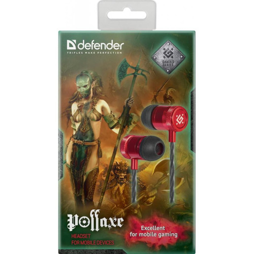 Наушники Defender Pollaxe Black-Red (64453) – Defender (вид 2)