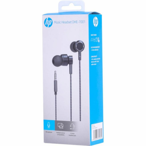 Наушники HP DHE-7001 Headset Black (DHE-7001) – HP (вид 3)