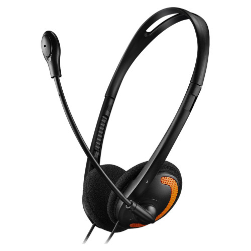 Навушники Canyon HS-01 Black-Orange (CNS-CHS01BO) – CANYON