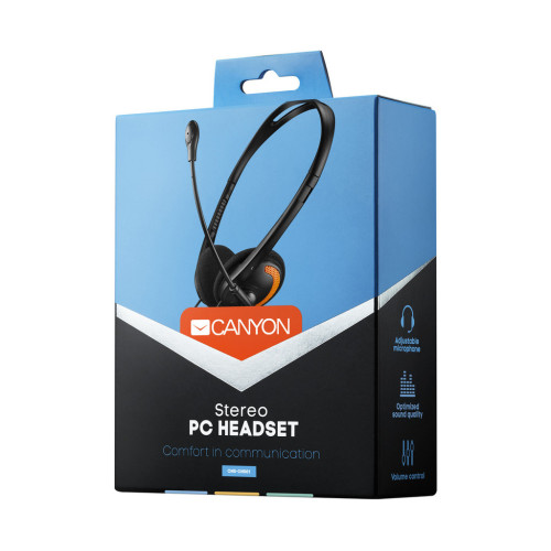 Навушники Canyon HS-01 Black-Orange (CNS-CHS01BO) – CANYON (вид 2)