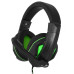 Наушники Gemix N2 LED Black-Green Gaming – GEMIX