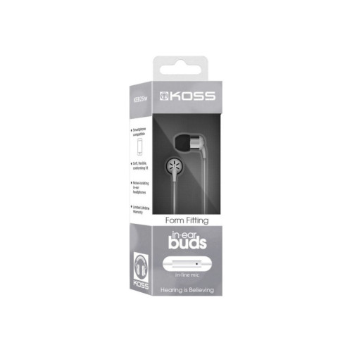 Навушники Koss KEB25iW In-Ear Mic White (189650.101) – KOSS (вид 2)