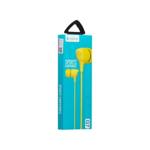 Навушники Celebrat G7 Yellow (714455) – Celebrat (вид 1)