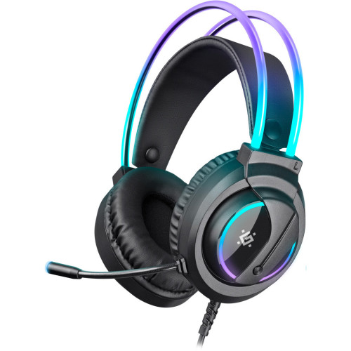 Навушники Defender Flame RGB Black (64555) – Defender (вид 1)