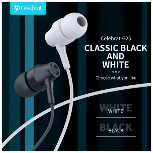 Навушники Celebrat G25 White (1006645) – Celebrat (вид 2)