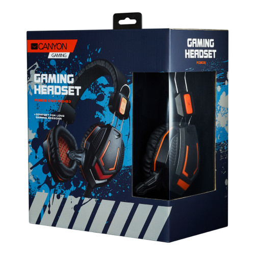 Навушники Canyon Fobos GH-3A Black-Orange (CND-SGHS3A) – CANYON (вид 2)