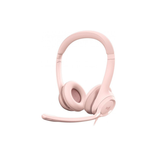 Наушники Logitech H390 USB Rose (981-001281) – Logitech