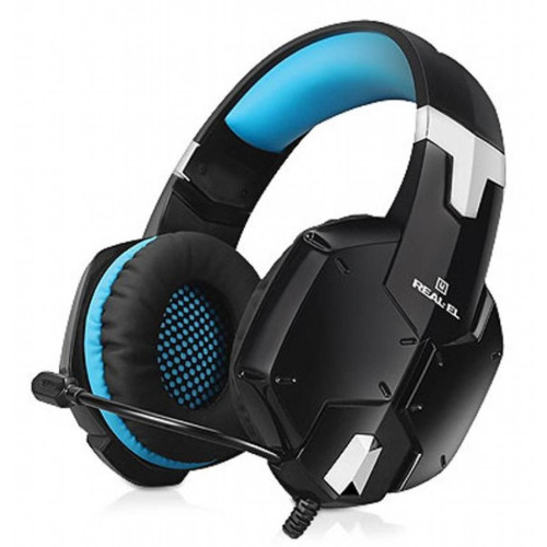 Наушники REAL-EL GDX-7500 black-blue – REAL-EL