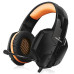 Наушники REAL-EL GDX-7700 SURROUND 7.1 black-orange – REAL-EL