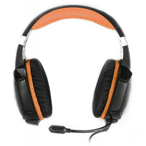 Наушники REAL-EL GDX-7700 SURROUND 7.1 black-orange – REAL-EL (вид 1)