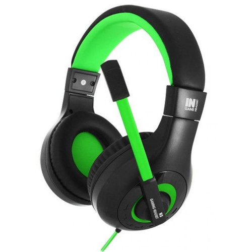 Наушники Gemix N3 Black-Green Gaming – GEMIX