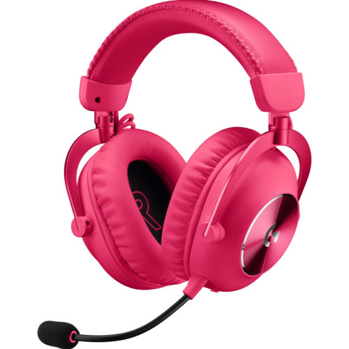 Навушники Logitech G Pro X 2 Lightspeed Wireless Magenta (981-001275) – Logitech