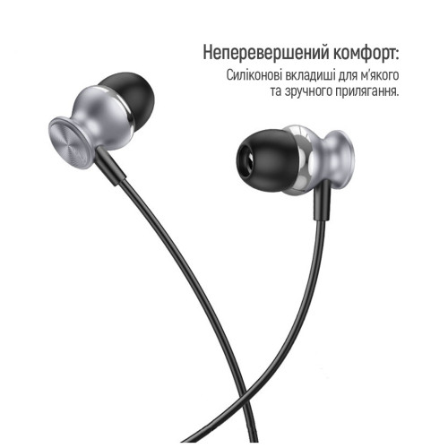 Наушники ColorWay 3.5 mm Wired Earphone UrbanBeat Black (CW-WD03BK) – ColorWay (вид 2)