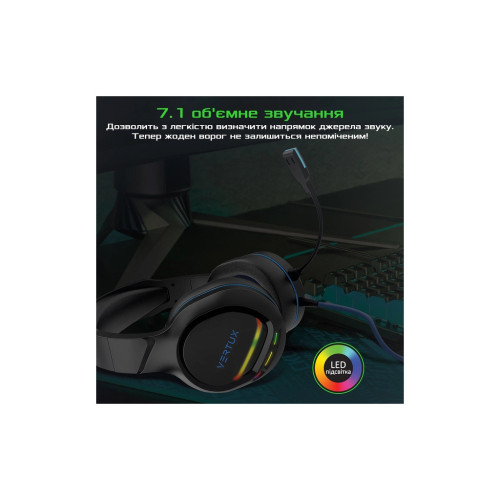 Навушники Vertux Tokyo 7.1 Mini Jack 3.5мм Blue (tokyo.blue) – Vertux (вид 2)