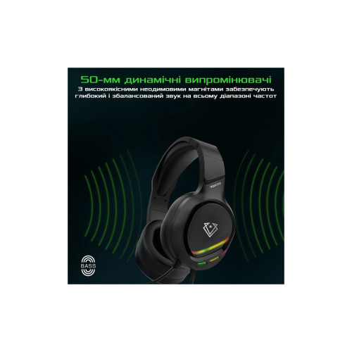 Наушники Vertux Tokyo 7.1 Mini Jack 3.5мм Black (tokyo.black) – Vertux (вид 2)