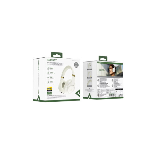 Наушники Acefast H4 ANC Bluetooth Beige (6974316283522) – Acefast (вид 2)