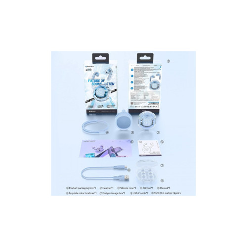 Наушники Acefast T8 Ice Blue (6974316282235) – Acefast (вид 2)