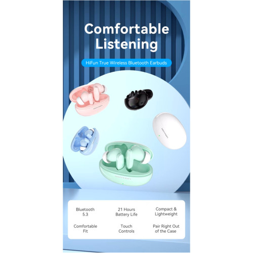 Наушники Vention Elf Earbuds E01 Purple (NBFV0) – Vention (вид 2)