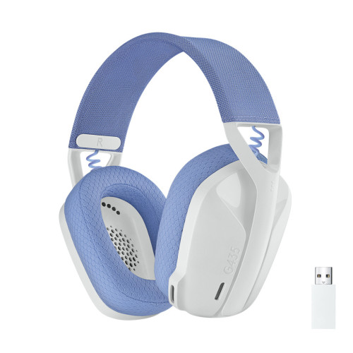 Навушники Logitech G435 Lightspeed Wireless Gaming Headset White (981-001074) – Logitech