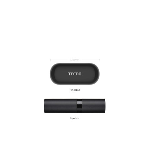 Навушники Tecno Hipods H3 Black (4895180768019) – TECNO (вид 2)