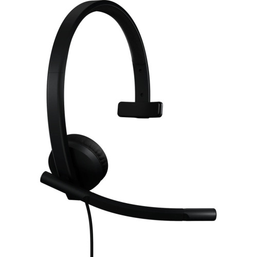 Навушники Logitech H570e Corded for Business Mono Teams USB-A Black (981-001426) – Logitech (вид 1)