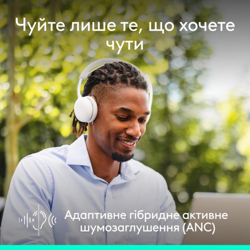 Навушники Logitech Zone Wireless 2 ES Off-White (981-001508) – Logitech (вид 1)