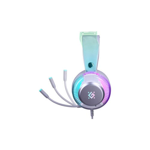 Навушники Defender Glitch RGB USB White (62490) – Defender (вид 2)
